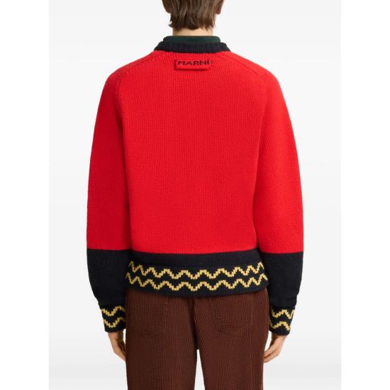 26FW 마르니 스웨터 UFH100 GCMG0501Q0 INR66 RED - MARNI