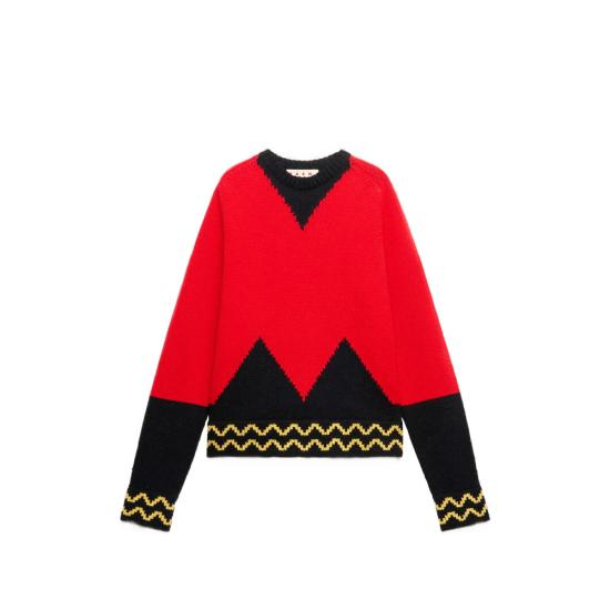 26FW 마르니 스웨터 UFH100 GCMG0501Q0 INR66 RED