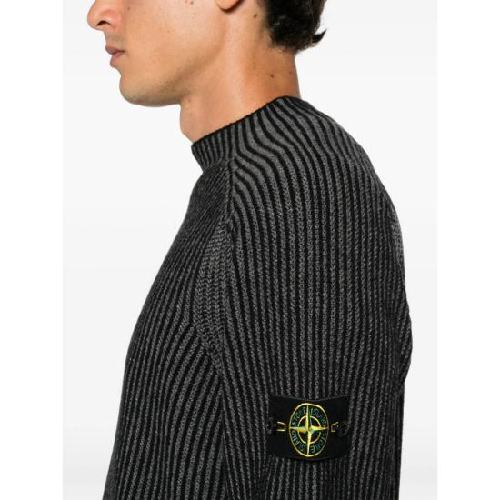26FW 스톤 아일랜드 스웨터 155100043 S0N21 V0029 BLACK - STONE ISLAND