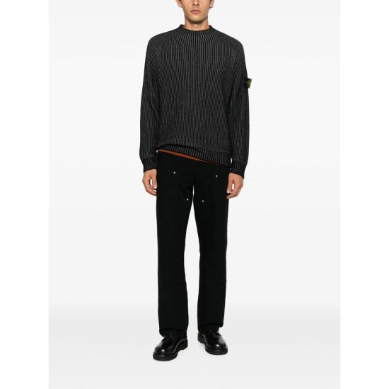26FW 스톤 아일랜드 스웨터 155100043 S0N21 V0029 BLACK - STONE ISLAND