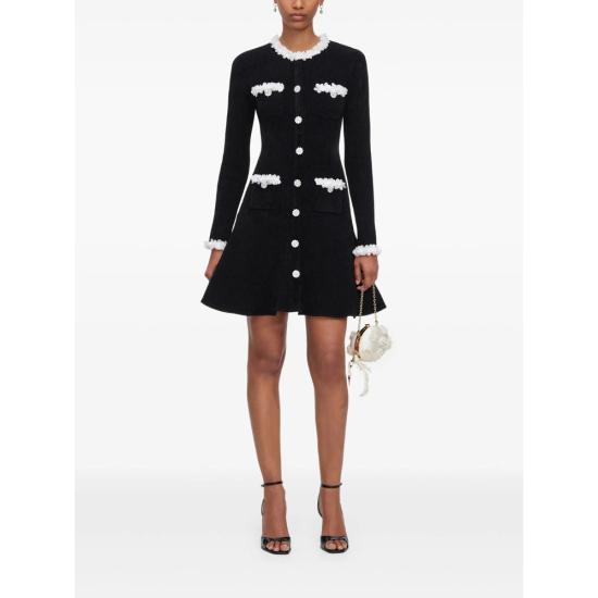 26FW 셀프 포트레이트 원피스 AW26 099S B BLACK - SELF PORTRAIT