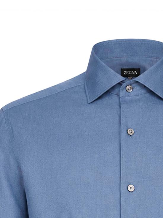 26FW 에르메네질도제냐 셔츠 UIX44A4SRF5B402 BLUE - ERMENEGILDO ZEGNA