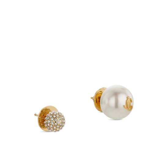 26FW 지미추 이어링 AURI STUDS JIQ GOWCR GOLD - JIMMY CHOO