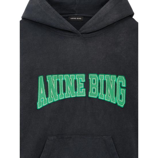 26FW 애니빙 폴로 티셔츠 A 08 12525 WBL1 BLACK - ANINE BING