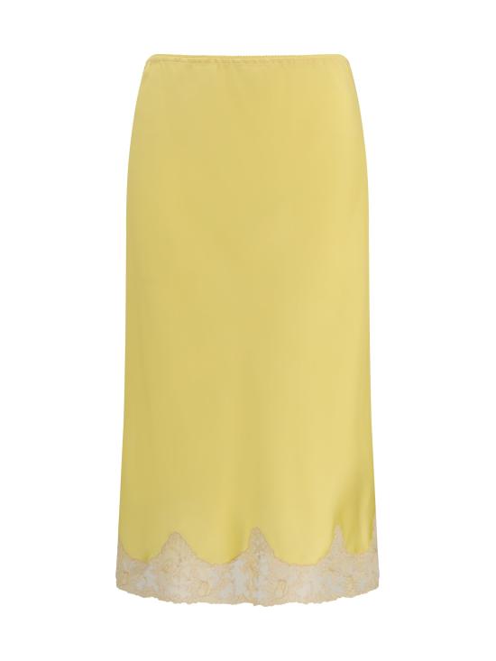 26SS 생로랑 스커트 851414Y7G27 YELLOW