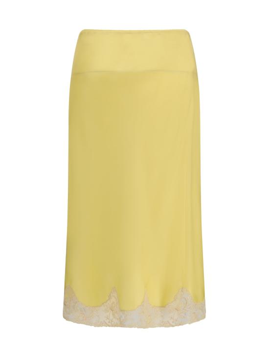 26SS 생로랑 스커트 851414Y7G27 YELLOW - SAINT LAURENT