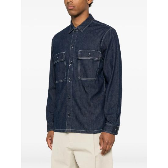 26SS 삼소앤삼소 셔츠 15962 SADAMON DKIND BLUE - SAMSOE SAMSOE
