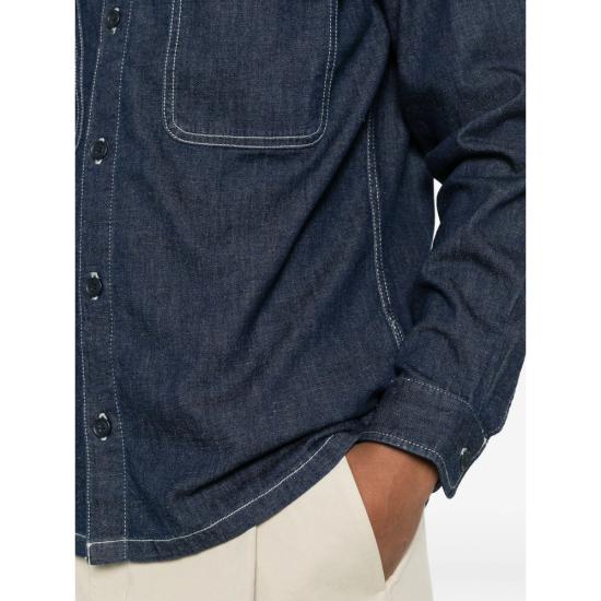 26SS 삼소앤삼소 셔츠 15962 SADAMON DKIND BLUE - SAMSOE SAMSOE