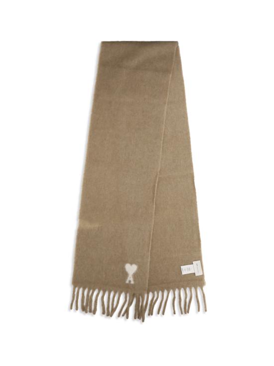 26FW 아미 알파카 아미 드 꾀흐 스카프 USF673AW0004 A184 BEIGE - AMI