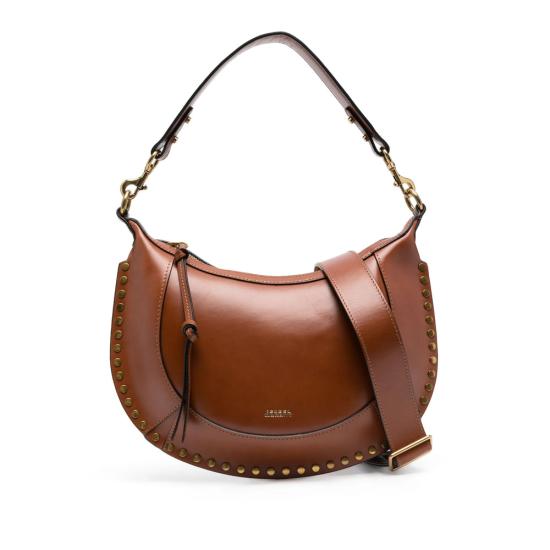 26FW 이자벨마랑 나오코 레더 숄더백 A1C01M PP0001FA 50CO BROWN