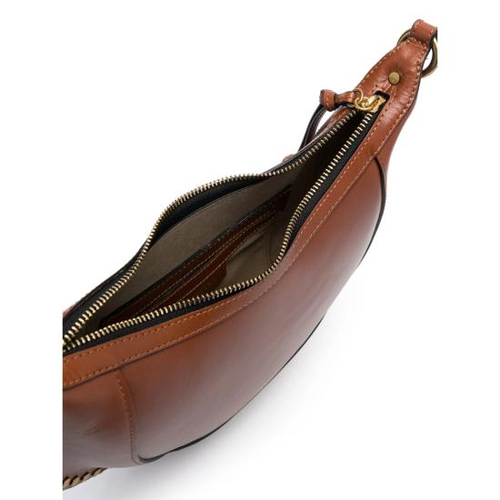 26FW 이자벨마랑 나오코 레더 숄더백 A1C01M PP0001FA 50CO BROWN - ISABEL MARANT