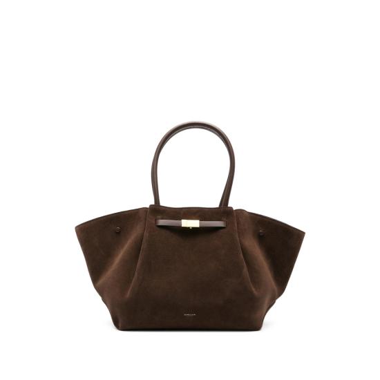 26FW 드멜리어 토트백 D90 SUEDE NEW YORK MOCHA BROWN