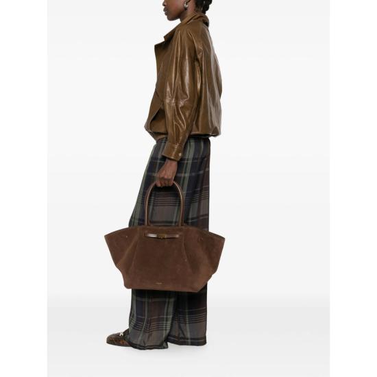 26FW 드멜리어 토트백 D90 SUEDE NEW YORK MOCHA BROWN - DEMELLIER