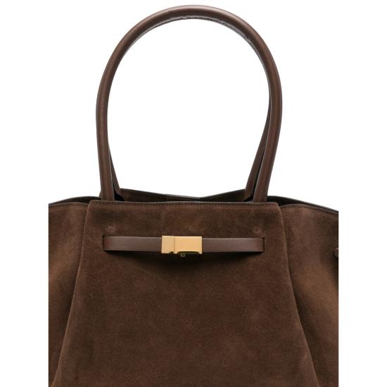 26FW 드멜리어 토트백 D90 SUEDE NEW YORK MOCHA BROWN - DEMELLIER
