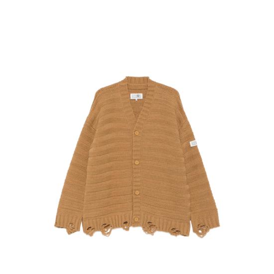 26FW MM6 메종마르지엘라 니트웨어 M13040 SH0HP0005 156 CAMEL