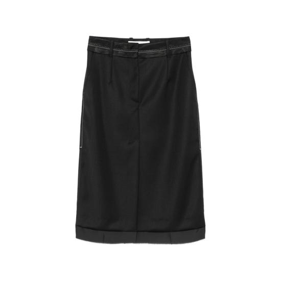 26FW 텔라 스커트 110156 010577 X001 BLACK