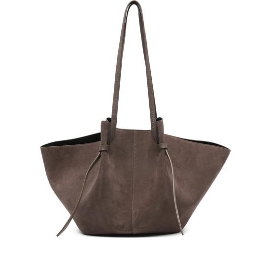26FW 유제피 토트백 LARGE MOCHI SUEDE NUTME BROWN