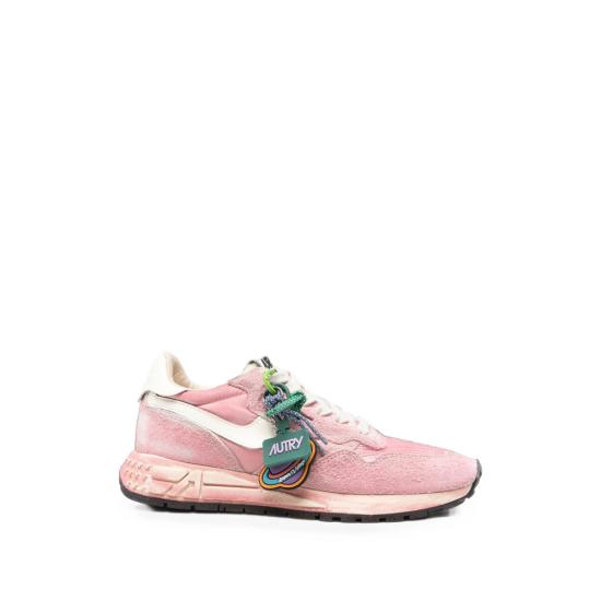 26FW 오트리 릴윈드 나일론 스웨이드 스니커즈 WVLW YG07 PINK