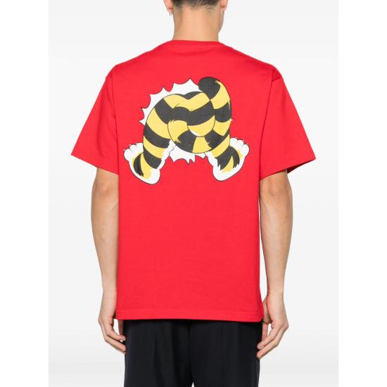 26SS 겐조 Wild Tiger 오버사이즈 티셔츠 FG55TS4034SG 22 RED - KENZO