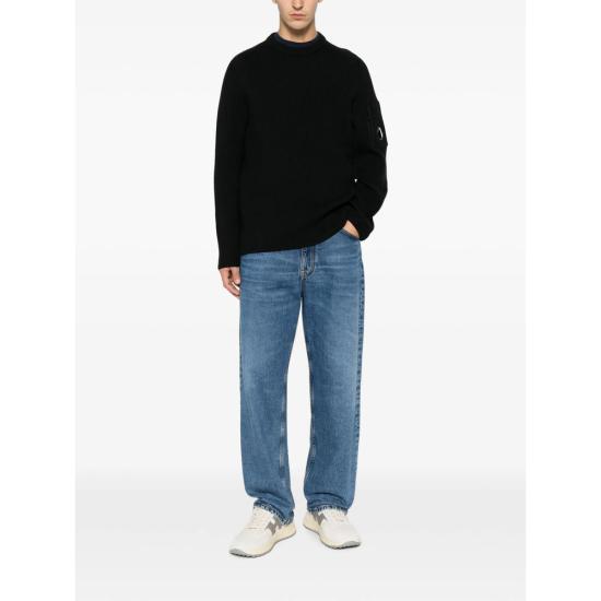 26FW 씨피 컴퍼니 스웨터 MKN101A00 6608A 999 BLACK - C.P. COMPANY