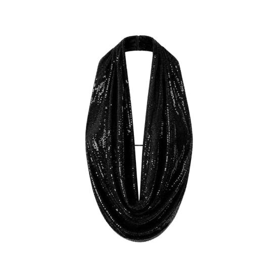 26FW 아마주인 바디수트 티셔츠 13MIRUSSB MIRA SEQUI SHBLK BLACK