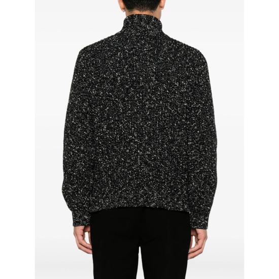 26FW 어니스트 더블유 베이커 스웨터 KN198D ML02 BLACK - ERNEST W. BAKER