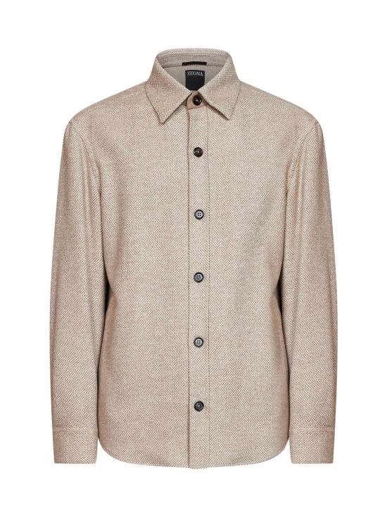 26FW 에르메네질도제냐 셔츠 UIV10A4SOT52KN3 BEIGE