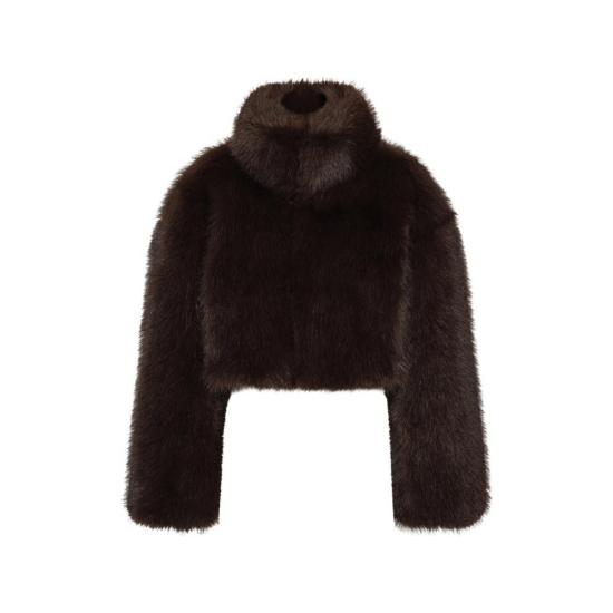 26FW 로테이트 바이 크리스텐슨 자켓 1165531667 FAUX FUR 1667 BROWN