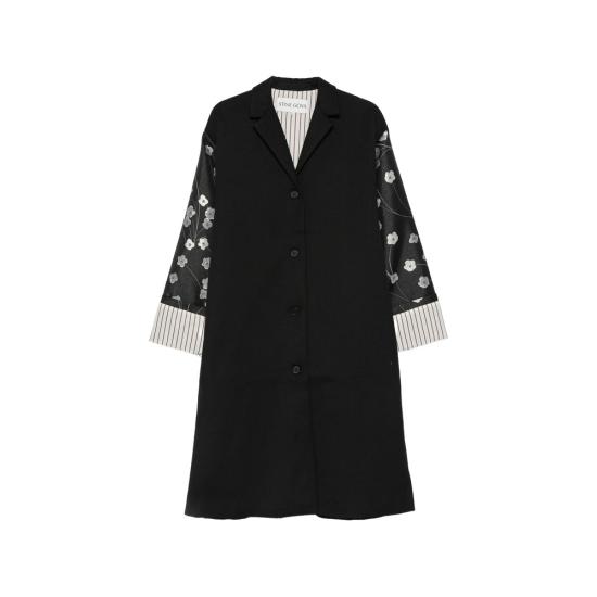 26FW 스티네 고야 코트 SGO027 1499 BOUQU BLACK