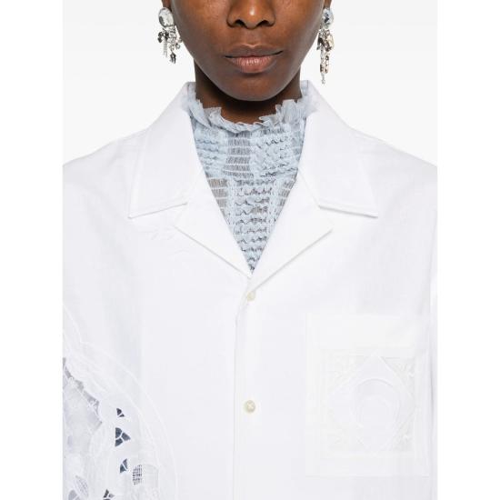 26SS 마린세르 셔츠 USI016A UWOV0045 WH20 WHITE - MARINE SERRE