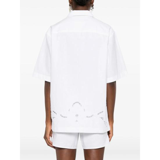 26SS 마린세르 셔츠 USI016A UWOV0045 WH20 WHITE - MARINE SERRE