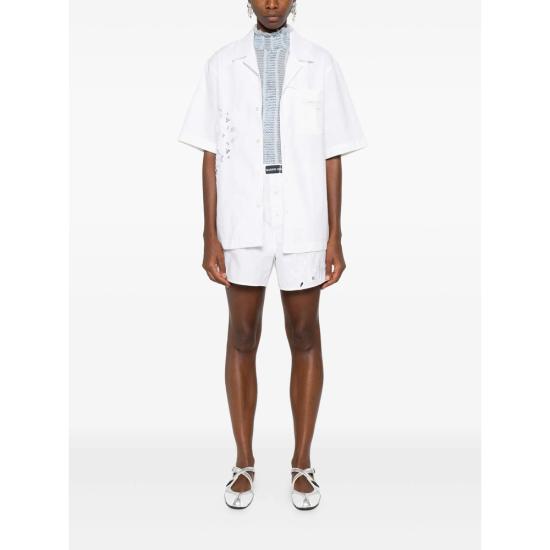 26SS 마린세르 셔츠 USI016A UWOV0045 WH20 WHITE - MARINE SERRE