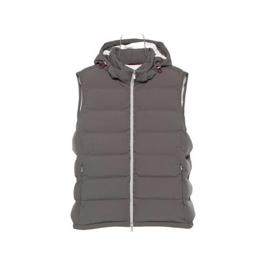 26FW 브루넬로 쿠치넬리 베스트 MV4061605 C106 GRAY