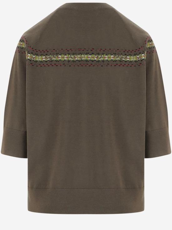 26FW 드리스 반 노튼 스웨터 011205 GREEN - DRIES VAN NOTEN