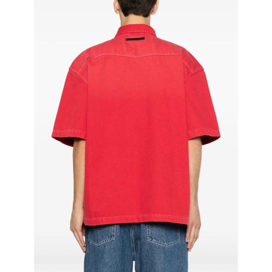 26FW 세븐포올맨카인드 셔츠 7T6S0H11 S S WESTER 3M8 RED - 7 FOR ALL MANKIND
