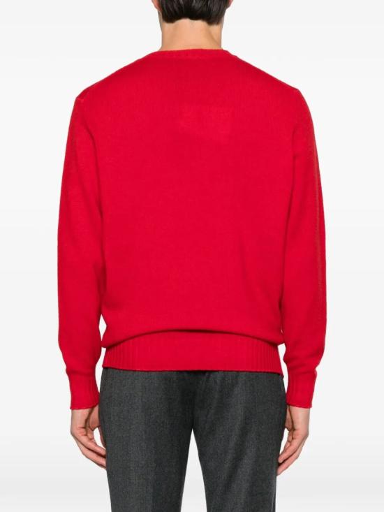 26FW 필리포 드 로렌티스 스웨터 GC3ML WC7RV N351 LIPSTICK RED - FILIPPO DE LAURENTIIS