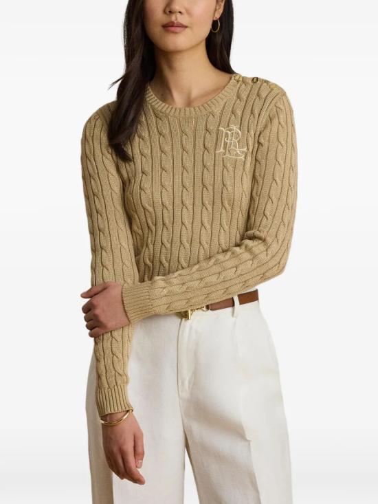 26FW 랄프 로렌 스웨터 200P14039006 BIRCH TAN - RALPH LAUREN