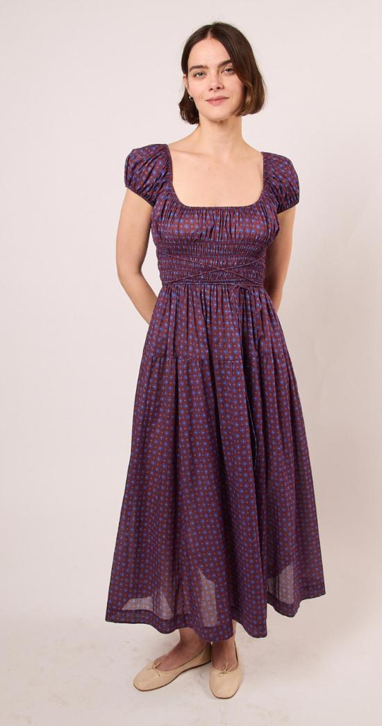  도엔 원피스 Dôen Quinelle 드레스 Menorca Foulard