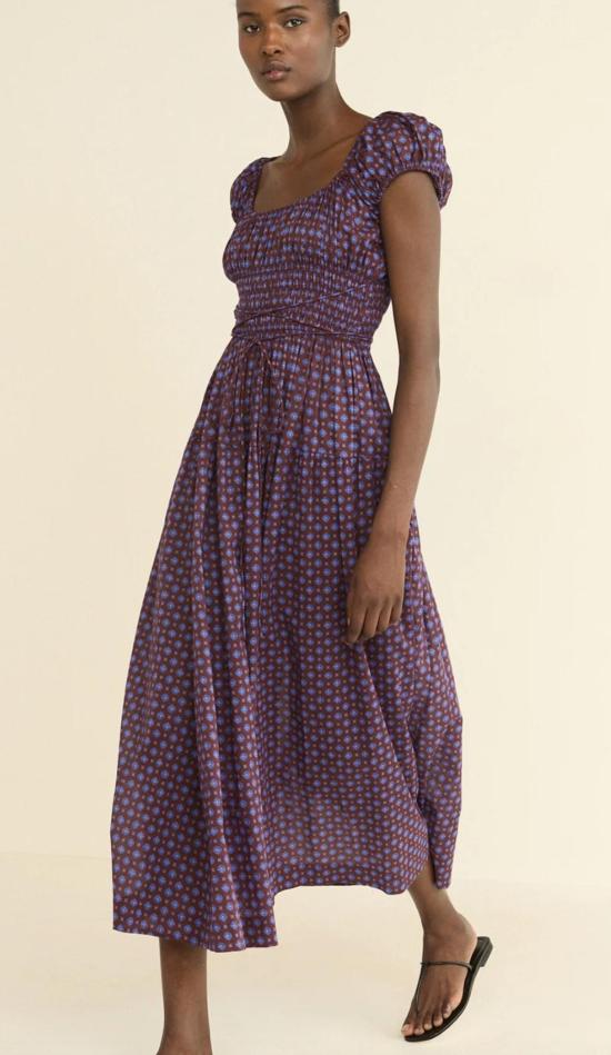  도엔 원피스 Dôen Quinelle 드레스 Menorca Foulard - DOEN
