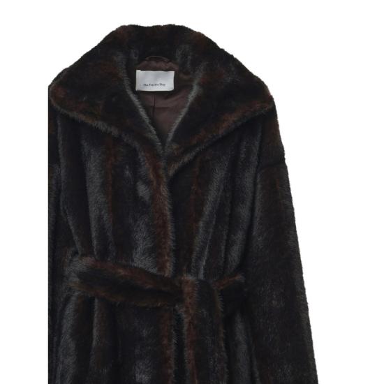 26FW 더프랭키샵 코트 RAVELLO DKBRO BROWN - THE FRANKIE SHOP