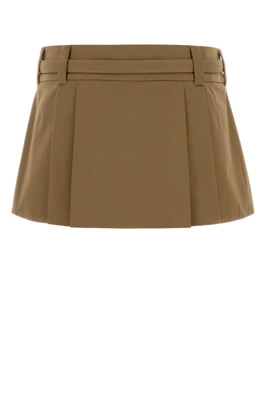 26FW 미우미우 스커트 MG2692SOOO1BMS F0594 Camel - MIU MIU