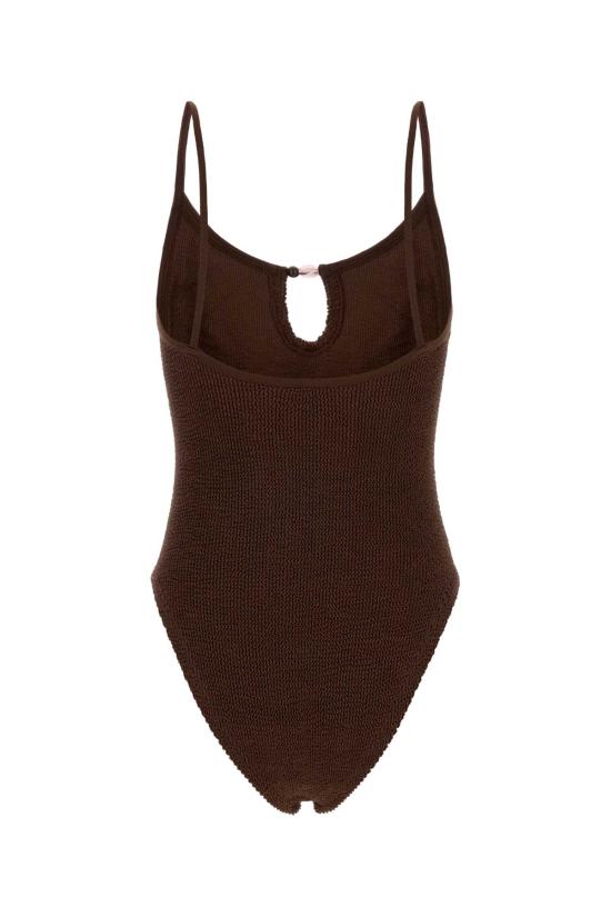 26SS 훈자 지 비키니 수영복 MIABEADEDSWIMM METCHO Brown - HUNZA G