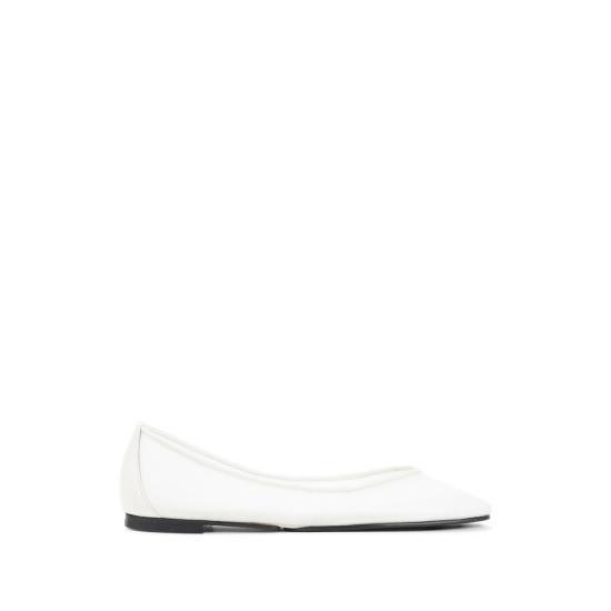 26SS 자크뮈스 플랫 슈즈 FOW00183 AW00814 100 WHITE