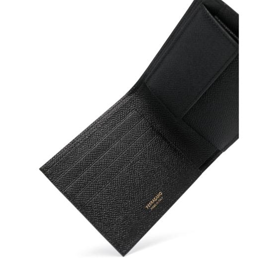 26FW 살바토레 페라가모 간치니 반지갑 661454 0775646 NERO BLACK - SALVATORE FERRAGAMO