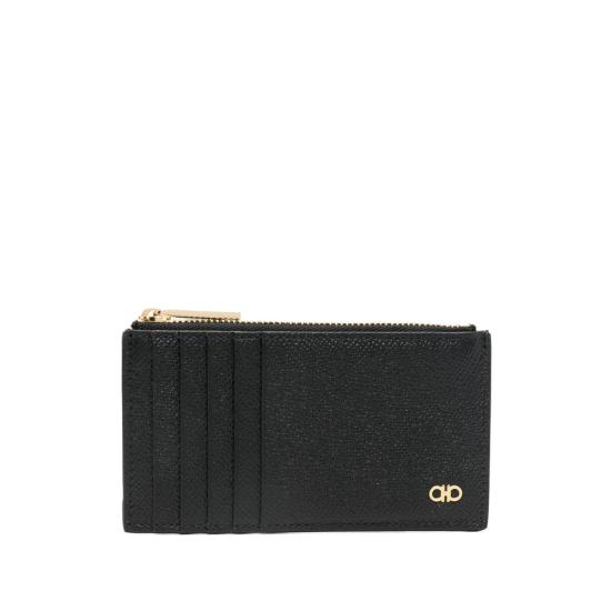 26FW 살바토레 페라가모 간치니 카드지갑 661453 0775663 NERO BLACK
