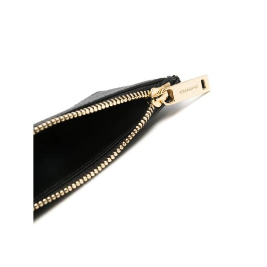 26FW 살바토레 페라가모 간치니 카드지갑 661453 0775663 NERO BLACK - SALVATORE FERRAGAMO