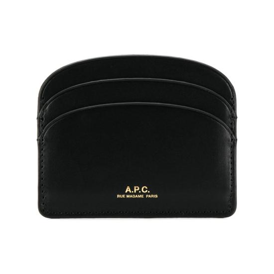 26FW 아페쎄 하프문 카드홀더 PXAWV F63270 LZZ BLACK