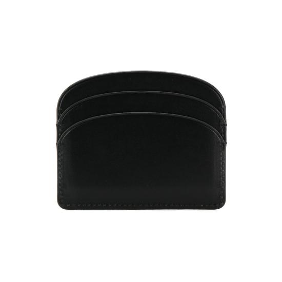 26FW 아페쎄 하프문 카드홀더 PXAWV F63270 LZZ BLACK - A.P.C.