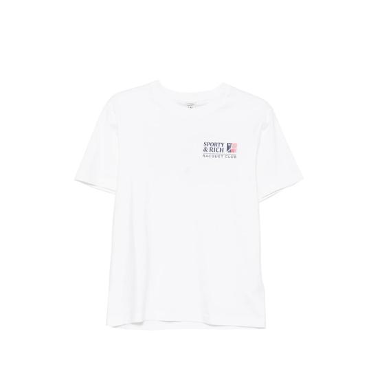 26FW 스포티앤리치 폴로 티셔츠 TO119710431WH WHITE