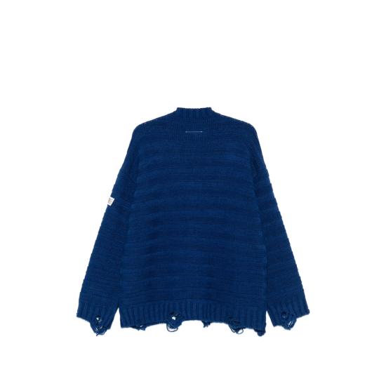 26FW MM6 메종마르지엘라 니트웨어 M13040 SH0HP0005 483 BLUE - MM6 MAISON MARGIELA